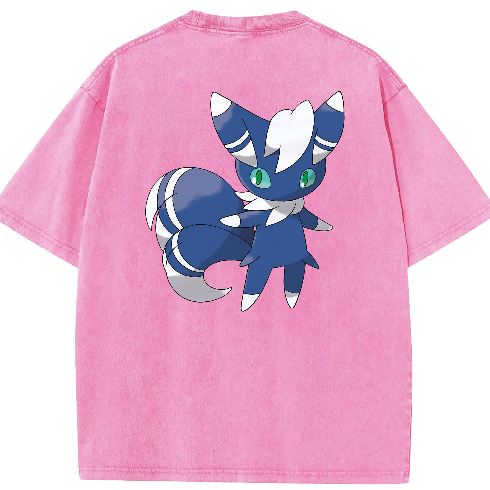 （画像用） ポケットモンスター Pokémon 綿100% ヴィンテージ風 半袖Tシャツ（背面プリント）